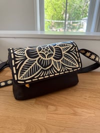 Image 1 of Hand Painted Shoulder Bag