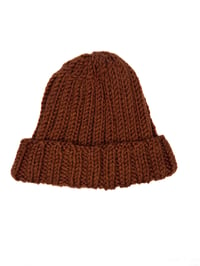 Brown Wool Hat 