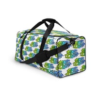 Image 2 of 100YEARSOFWEALTH Hyper Color Graff Logo Duffle Bag