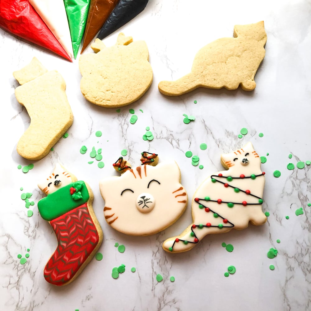 Image of Merry Catmas Cookie Art Class
