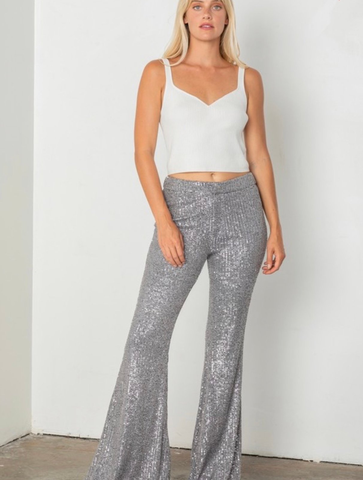 Sequin Flare Pants | Herr Apparel