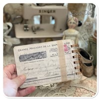 Image 23 of Vintage French envelope of lace samples and booklet