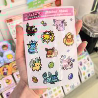 Image 2 of pokemon sticker sheets 