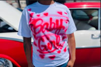 Image 3 of Baby Girl Airbrush T Shirt 