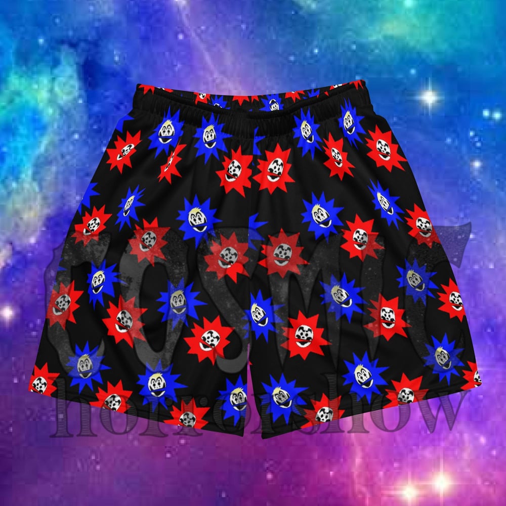 J and S unisex mesh shorts