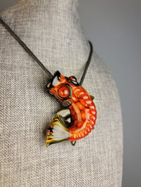 Image 1 of Fire Koi Fish Pendant