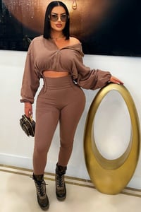Dark Mocha Any Occasion Legging Set