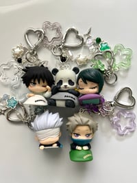 Image 1 of jjk sleeping keychains