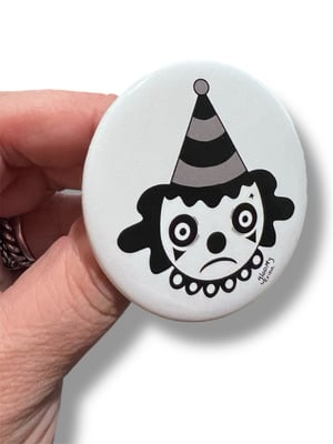 Gloomy Clown 2.25 inch buttons