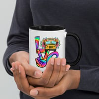 Image 2 of Love School Bus Driver Mug with Color Inside