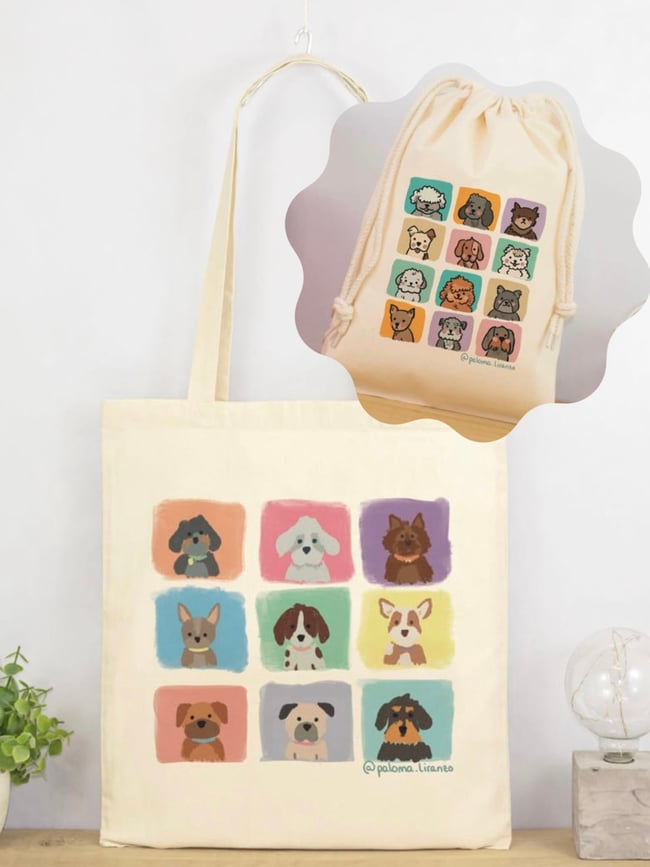 Pack tote + saco perritos 