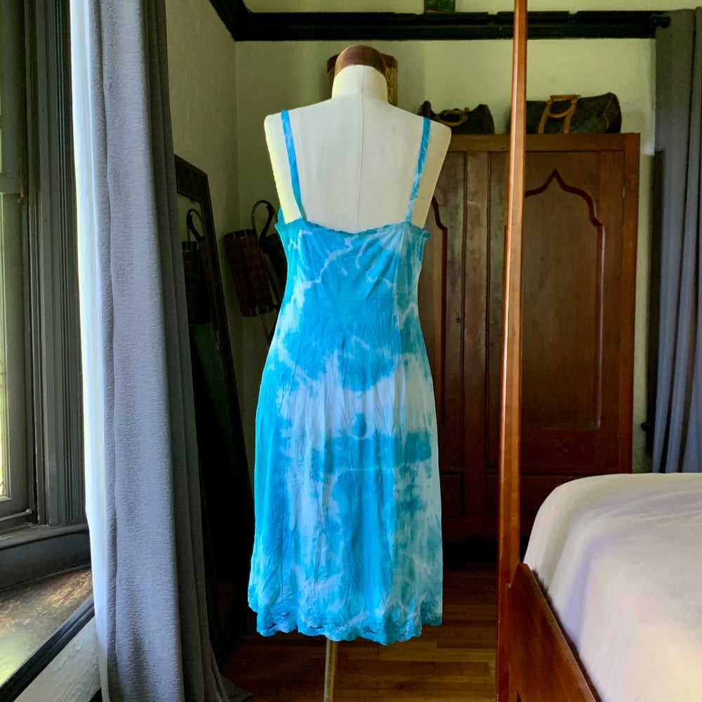 Sky and Sea Slip Dress 34