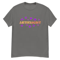 Image 4 of Antifascist Hearts Tee / Dark Neutrals Collection