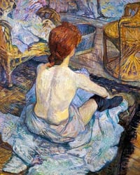 Image 5 of « Femme à sa toilette » Henri de Toulouse-Lautrec 