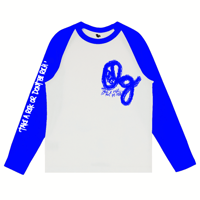OG VAN GOGH- Royal blue LONG SLEEVE T SHIRT