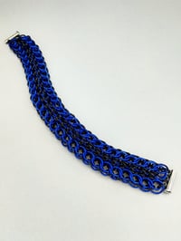 Image 5 of Black + Blue Gothic Lace Cufflette