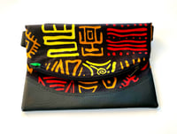 Image 1 of Fanny Pack Designs By IvoryB Black Green Yellow