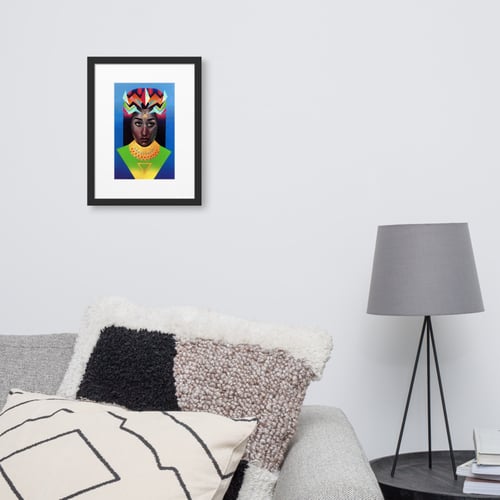 Image of Afroze Framed Art print