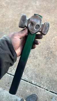 Image 1 of Handforged Alien Hammer (made to order)
