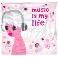 music fabric poster