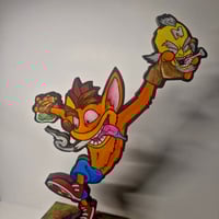 Image 3 of Crash bandicoot wood cutout 