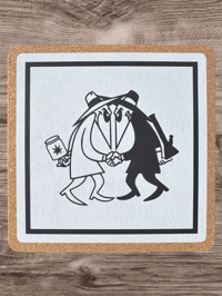 Spy vs. Spy Square Dab Mat