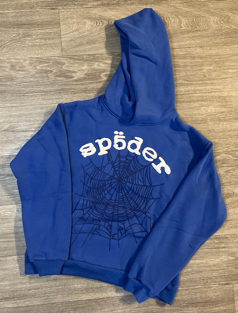 Image of Spider Blue Hoodie