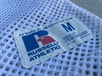 Image 3 of 80’s RUSSELL CROPPED MESH JERSEY / SIZE LARGE
