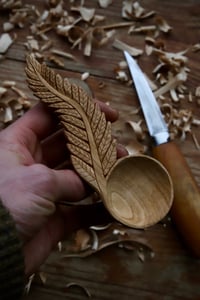 Image 3 of Fern Leaf coffee Scoop.