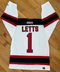 Image 2 of NJ Devils White Jersey (M)