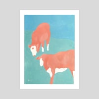 Image 2 of Two Bubblegum Cows