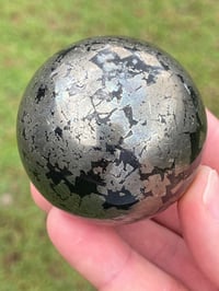Image 4 of Pyrite In Magnetite Sphere #1421