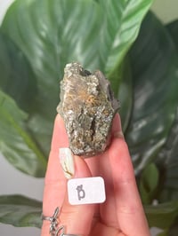 Image 3 of SMALL HALF POLISHED HIMALAYAN RUTILE IN QUARTZ CLUSTERS