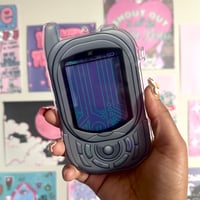 Image 1 of aespa fandom phone photocard holder.