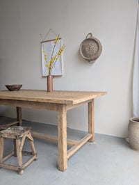 Image 2 of La table de ferme en chêne 
