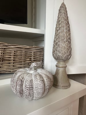 Image of PINECONE SCULPTURE SET OF 2 