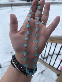Image 1 of Blue Selentie /Copper Choker