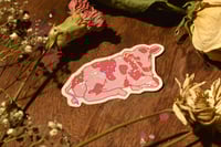 Image 2 of strawberry cow sticker