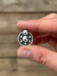 Image 4 of Funky Silver Ball Ring 