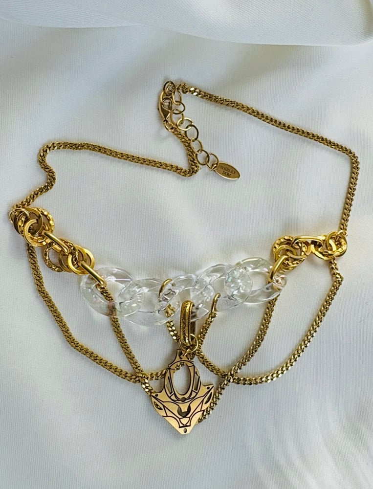 Image of Collier résine Maya Or