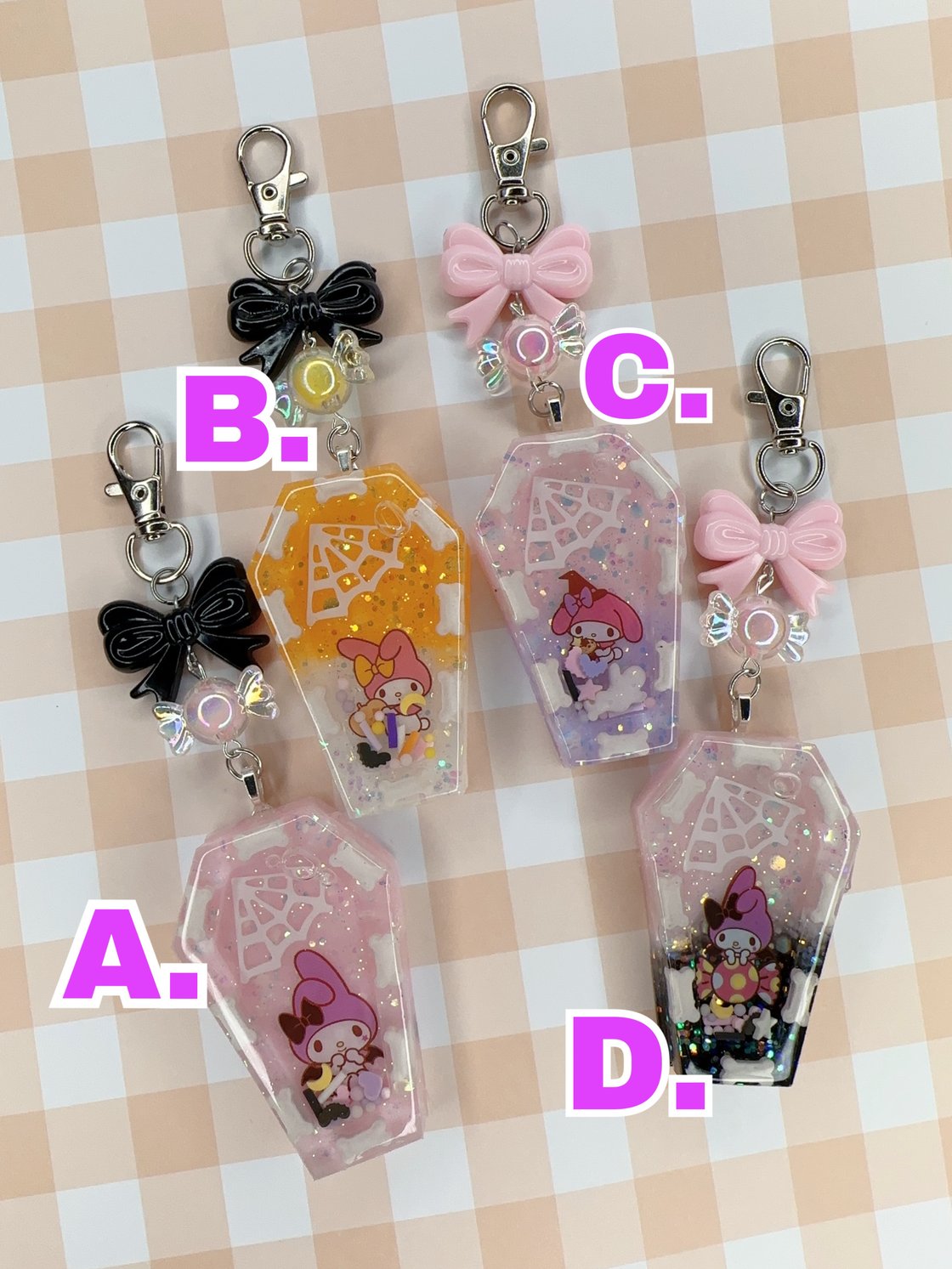 Image of Halloween Melody Shaker Keychains 🎃