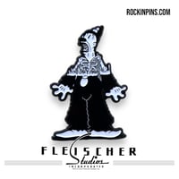 Koko the Clown - On Fire Enamel Pin