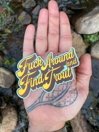 Fuck Around mini Sticker