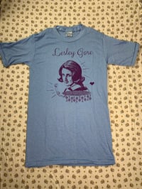 Image 2 of 70's Powder Blue Stanfield Ringer Leslie Gore 