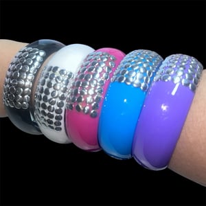 Image of deadstock studded bangles