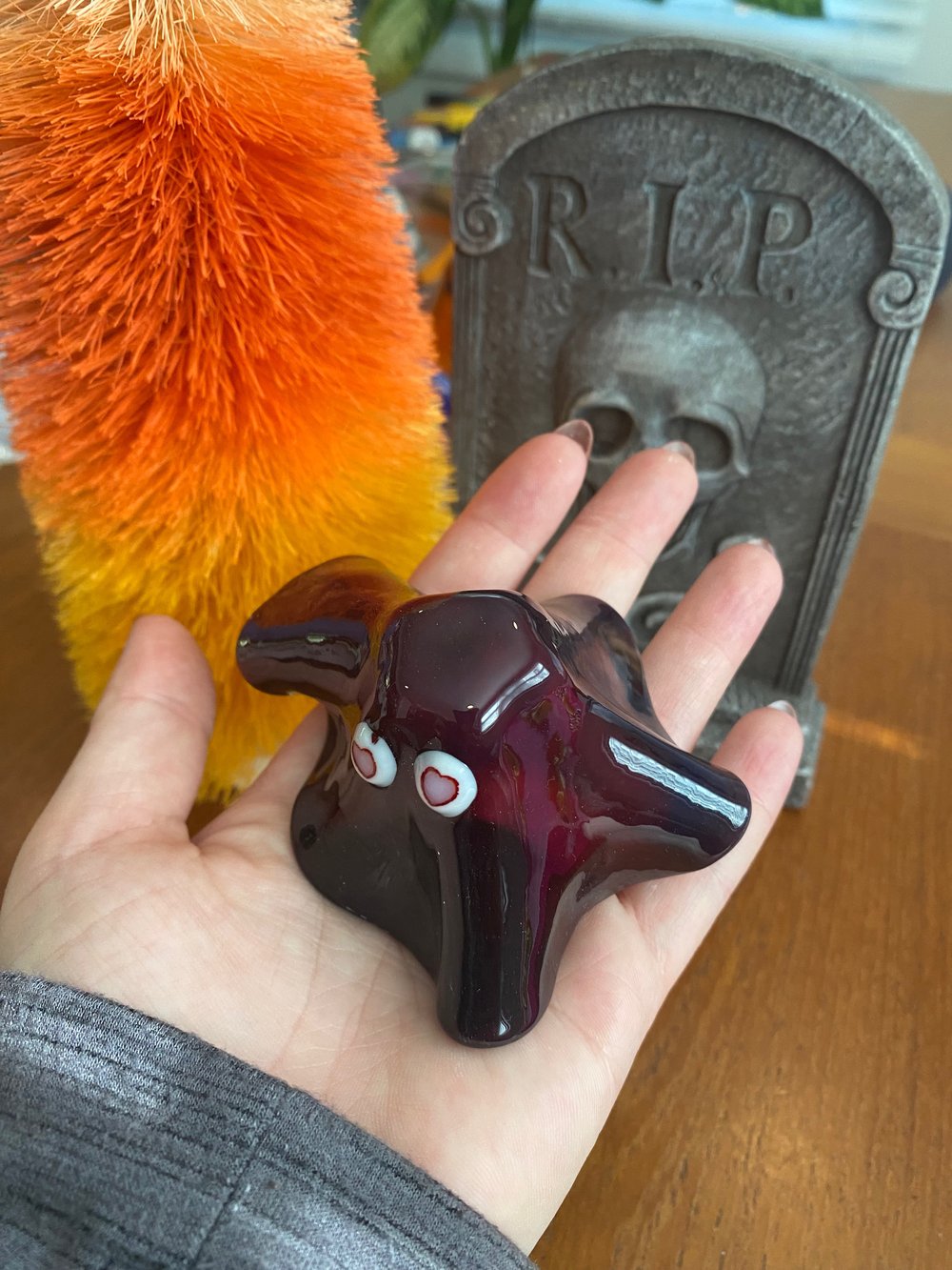 Image of Deep Cranberry, Heart Eyes Medium