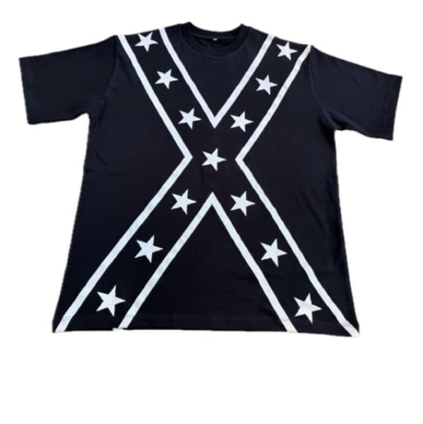 Image of NwN- 反逆者 Rebel Oversized T in Black 