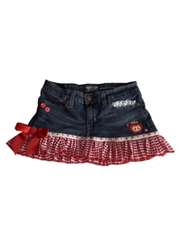 Image 1 of Apple Sauce Denim Skirt 🍎❤️(M)
