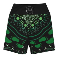 Image 2 of Yoga Shorts "Goanna Tracks"