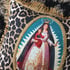 Virgin of charity leopard fabric cushion cover Image 3